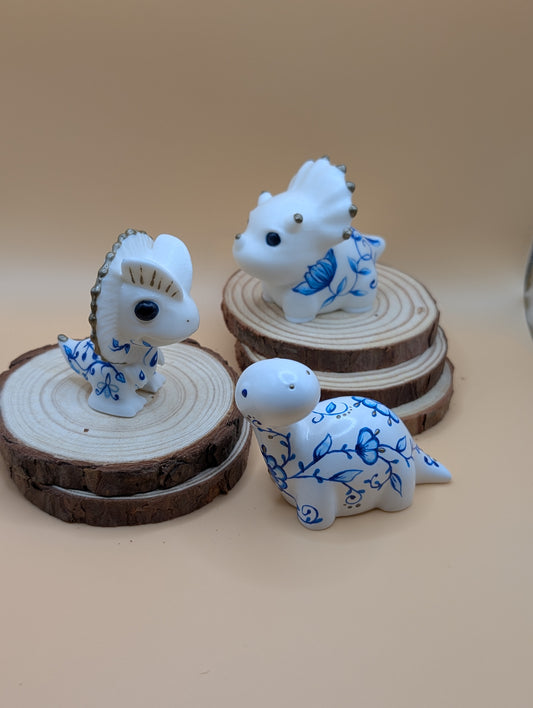 Porcelain Bloom Collection – Trio of Tiny Treasures