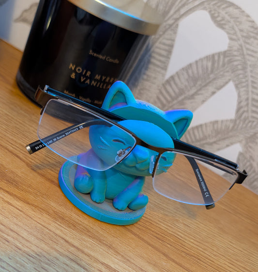 Whisker buddy | Cat Shaped 3D Printed Glasses Holder